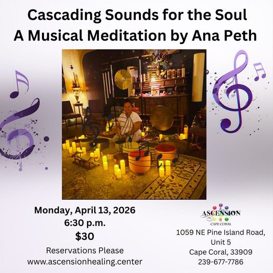 Cascading Sounds for the Soul - A Musical Meditation by Ana Peth | April 13