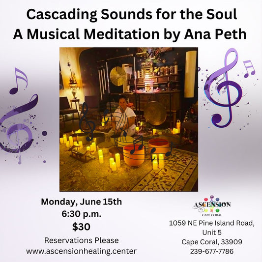 Cascading Sounds for the Soul - A Musical Meditation by Ana Peth | June 15