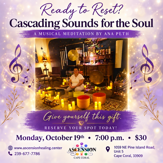 Cascading Sounds for the Soul - A Musical Meditation by Ana Peth | October 19