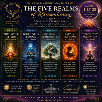 The Five Realms of Remembering - Earth, The Lotus Within | July 23