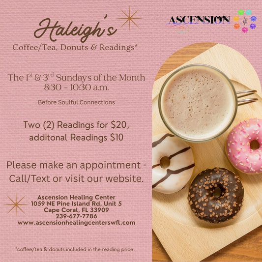 Coffee/Tea, Donuts & Readings w/Haleigh
