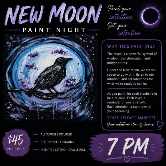 New Moon Glow-in-the-Dark Paint Night | August 13