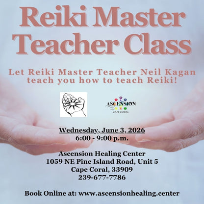 Reiki Master Teacher Class at Ascension | June 3