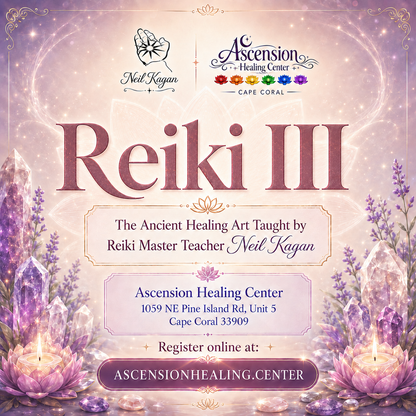 Reiki III (Master) Class at Ascension | August 26 or September 30